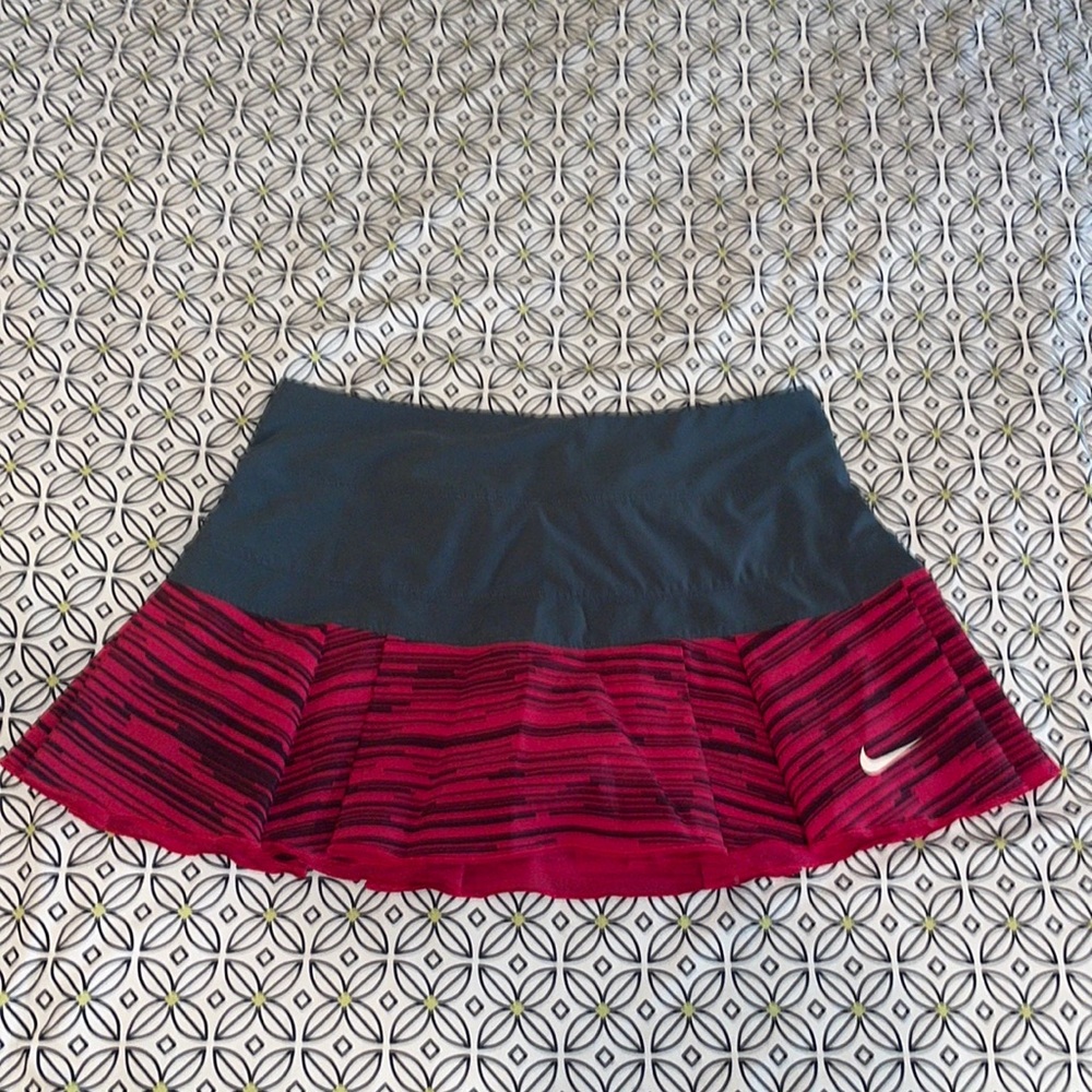 Pink and Grey Nike Tennis Skirt